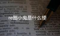 re圈小鬼是什么梗